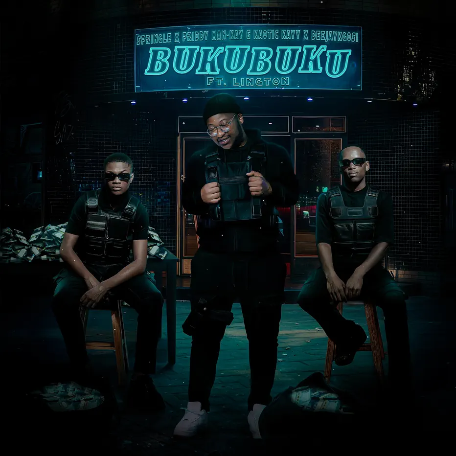 Amapiano Music - Springle, Priddy Man-Kay, Kaotic Kayy & DeejayKgosi - Bukubuku (feat. Lington)