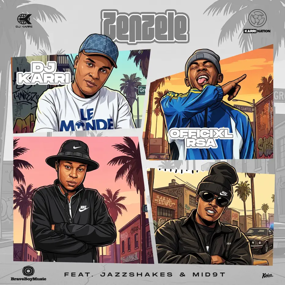 Amapiano Music - DJ Karri & Officixl RSA - Zenzele (feat. Mid9t & Jazz Shakes)