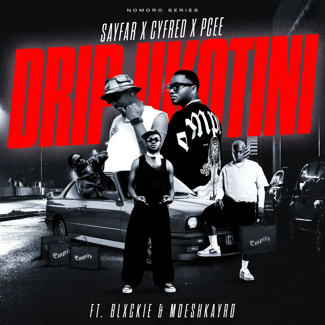 Amapiano Music - Sayfar, Cyfred & Pcee - Drip Ukotini (feat. Blxckie & Mdeshkero)