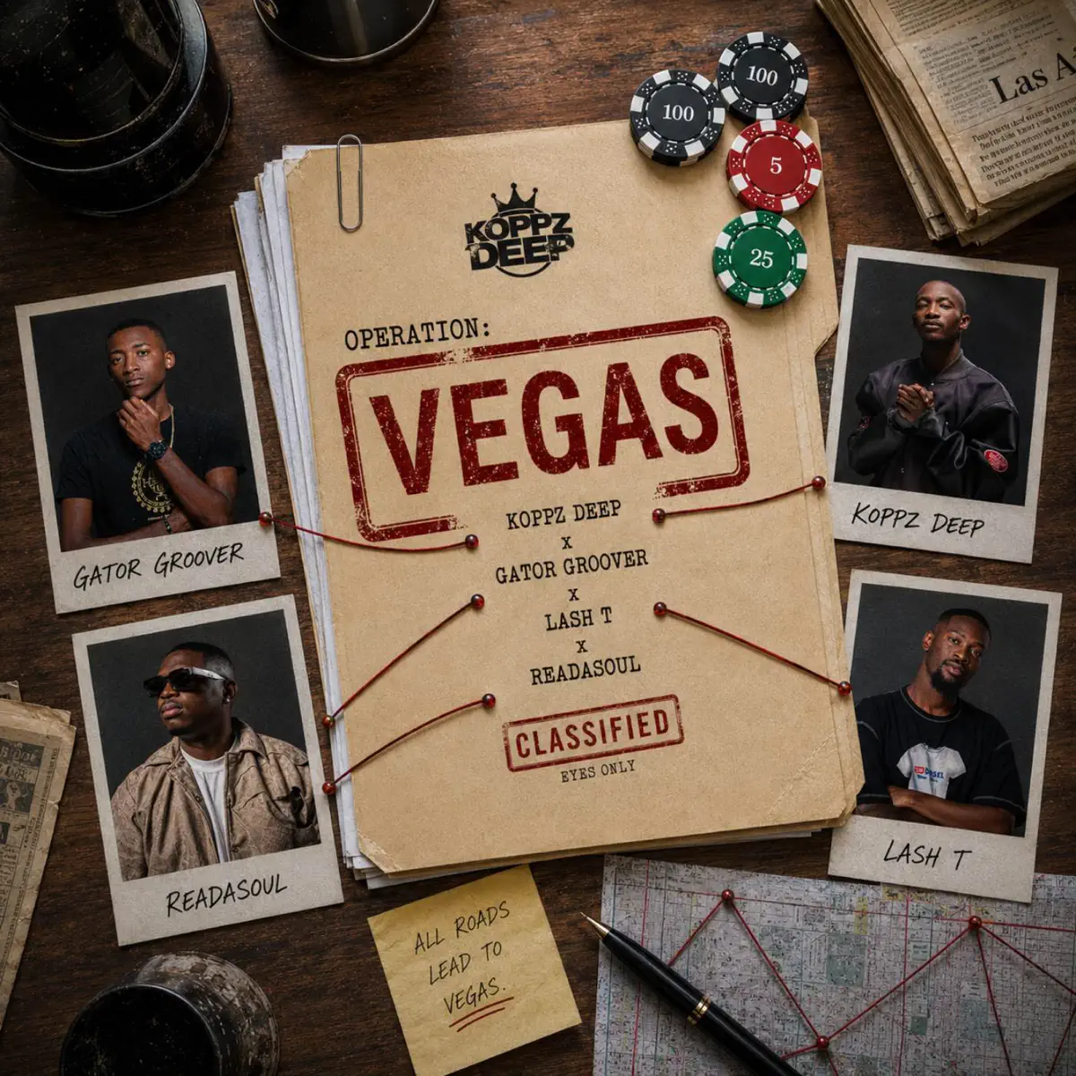 Amapiano Music - Koppz Deep, Gator Groover, Lash T & ReaDaSoul - Vegas