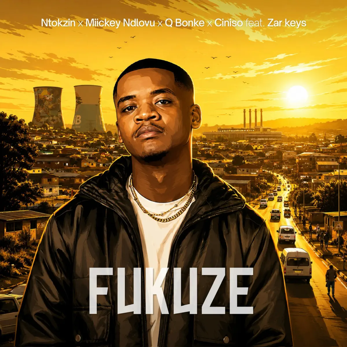 Amapiano Music - Ntokzin, Miikey Ndlovu, Q Bonke & Ciniso - Fukuze (feat. Zar Keys)
