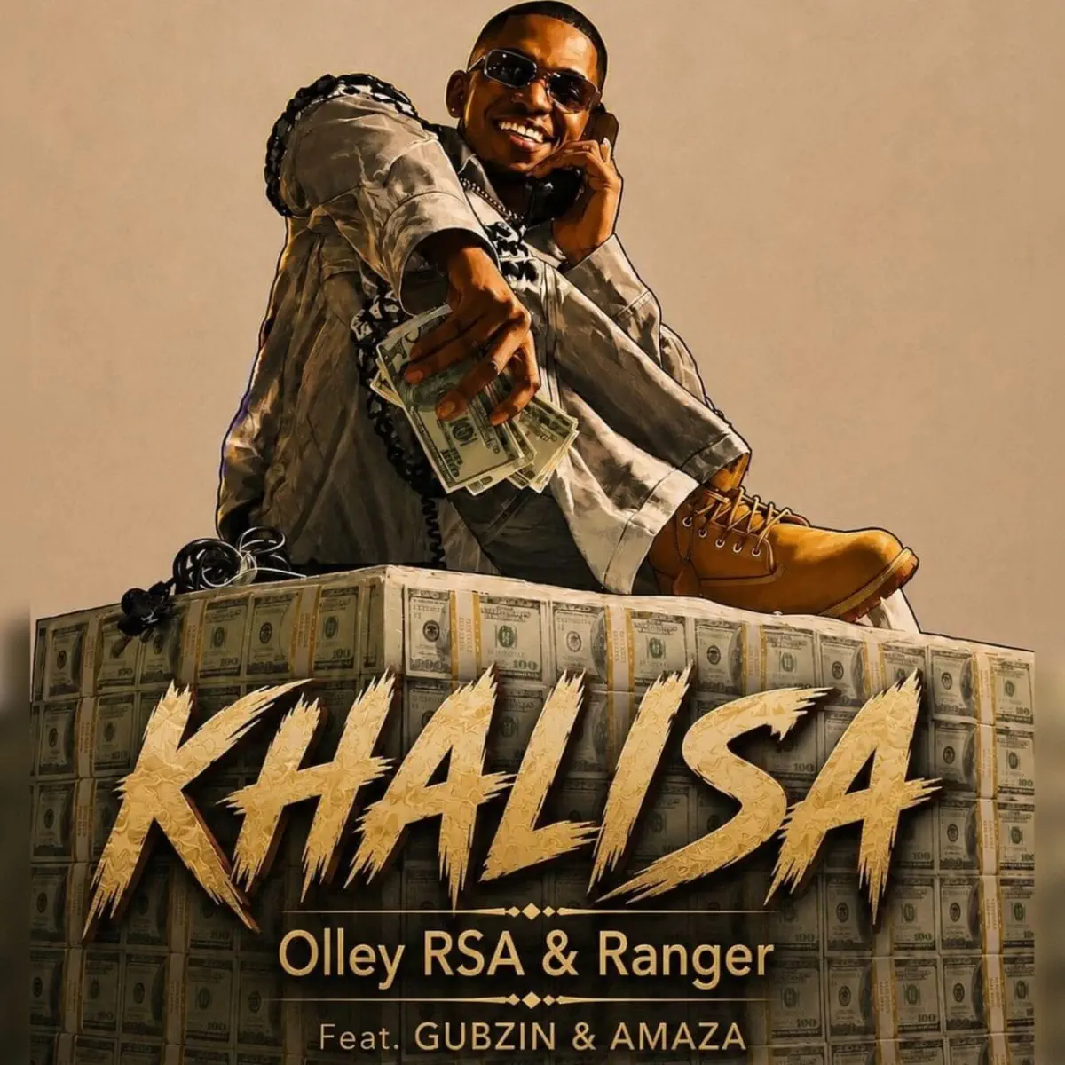 Amapiano Music - Olley Rsa & Ranger - Khalisa (feat. Gubzin & Amaza)