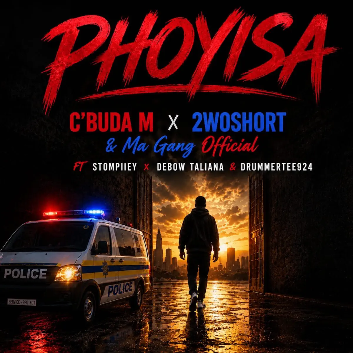  C'buda M, 2woshort & Ma Gang Official - Phoyisa (feat. Stompiiey, Debow Taliana & DrummeRTee924)