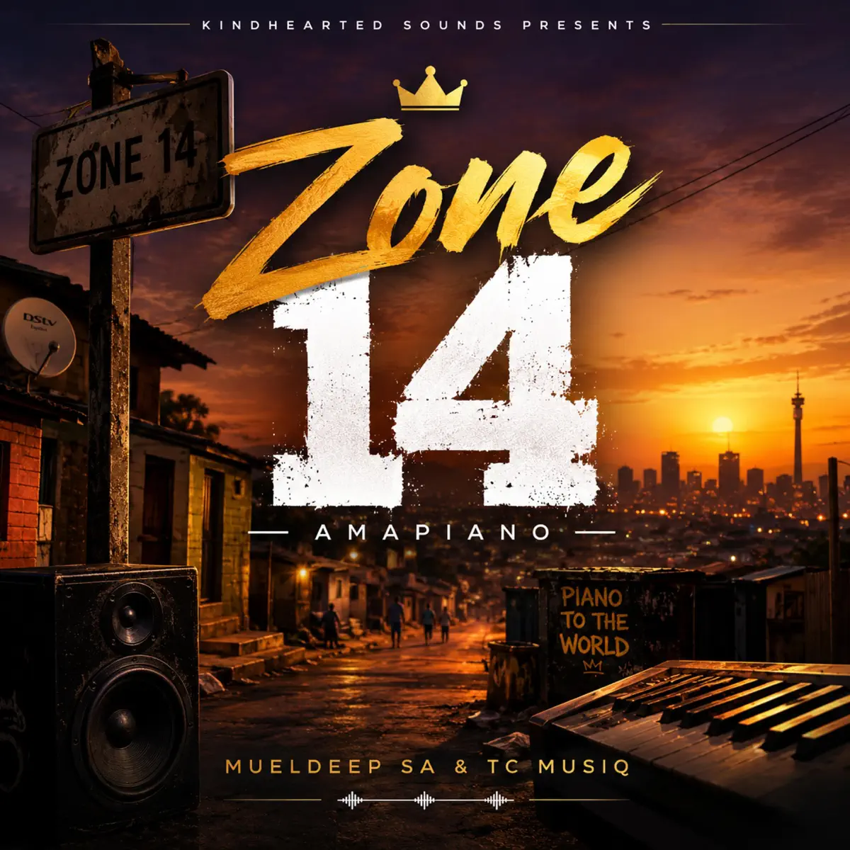 Amapiano Music - MuelDeep SA - Zone 14 (feat. T.C.MusiQ)