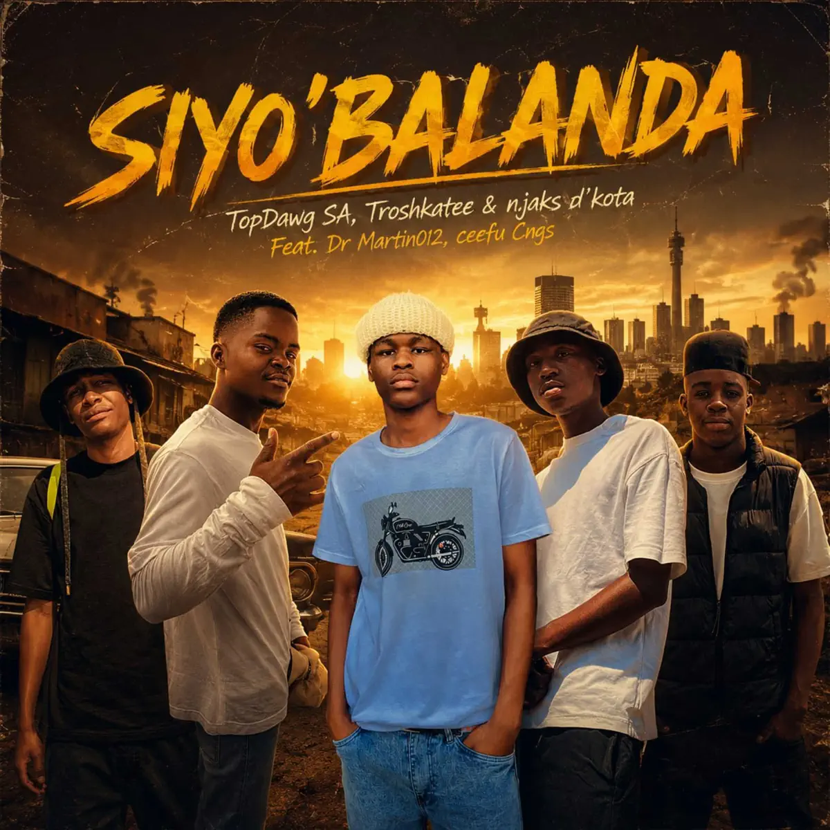 Amapiano Music - TopDawg SA, Troshkatee & Njaks D'Kota - Siyo'balanda (feat. Dr Martin012 & Ceefu CNGS)