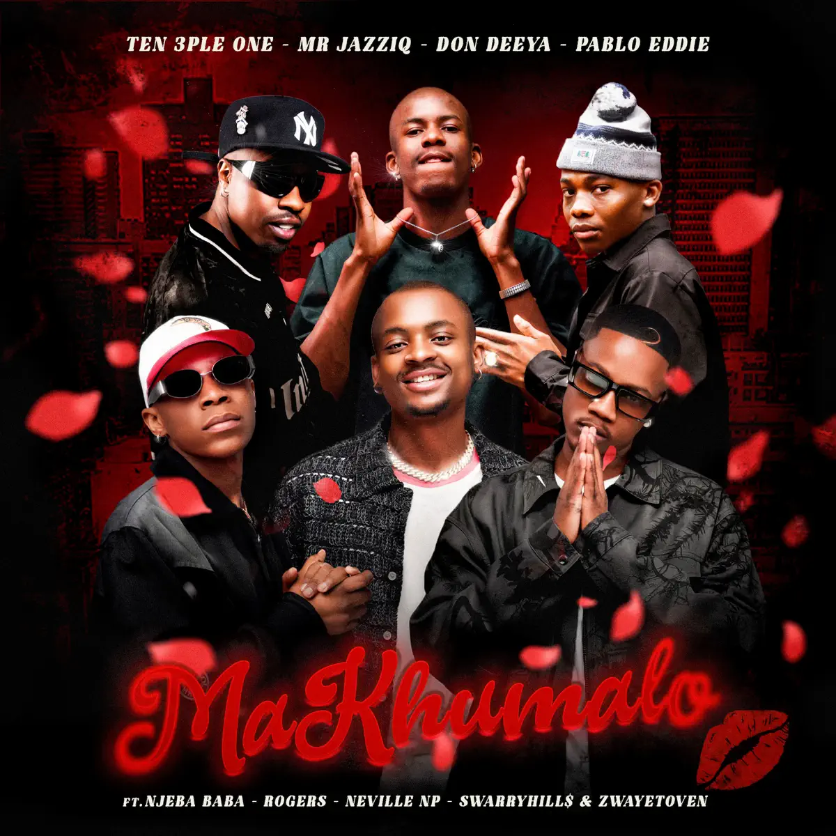 Amapiano Music - Ten 3ple One, Mr JazziQ, Don Deya & PABLOEDDIE - MaKhumalo (feat. Njeba Baba, Rogers, Neville NP, Swarryhill$ & Zwayetoven)
